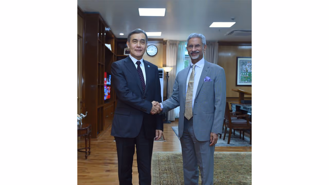EAM meets SCO Secretary General Yermekbayev (Photo/X@DrSJaishankar) EAM meets SCO Secretary General Yermekbayev (Photo/X@DrSJaishankar)