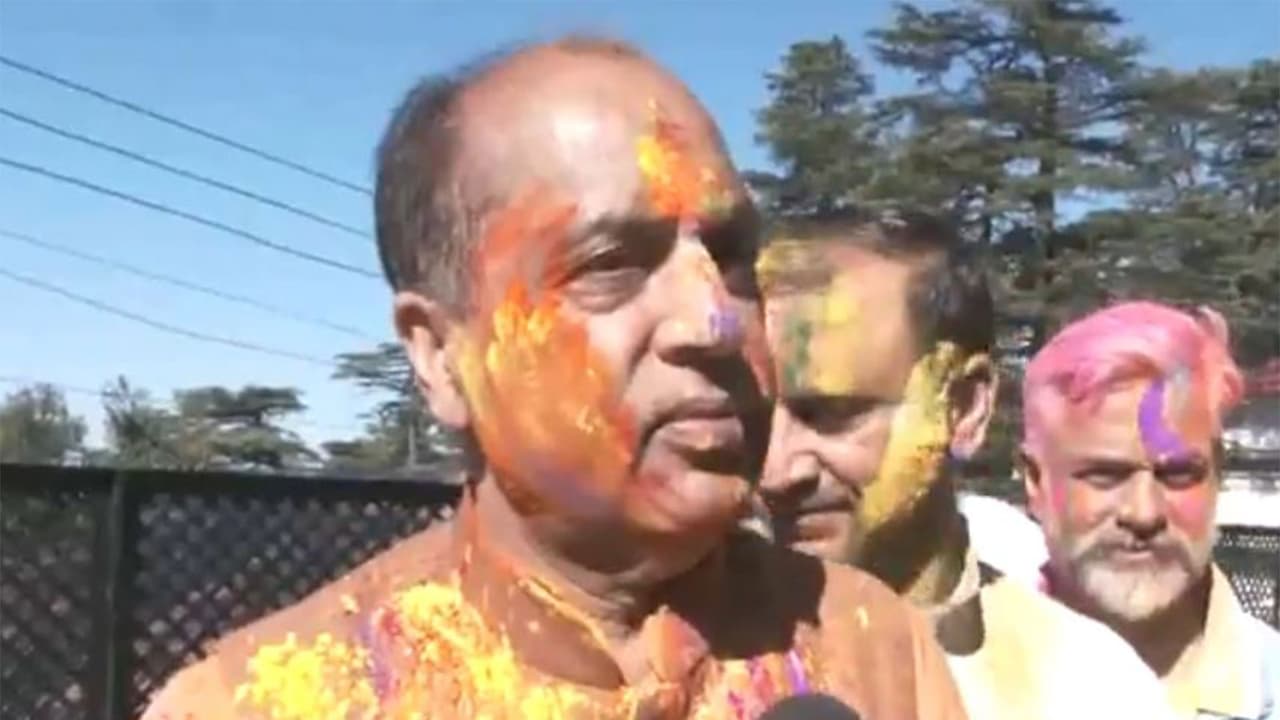 Himachal Pradesh LoP and former Chief Minister of the state Jairam Thakur (Photo/ANI) Himachal Pradesh LoP and former Chief Minister of the state Jairam Thakur (Photo/ANI)