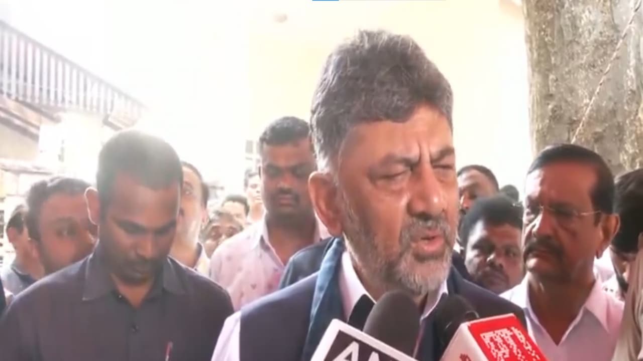 Karnataka Chief Minister DK Shivakumar (Photo/ANI) Karnataka Chief Minister DK Shivakumar (Photo/ANI)