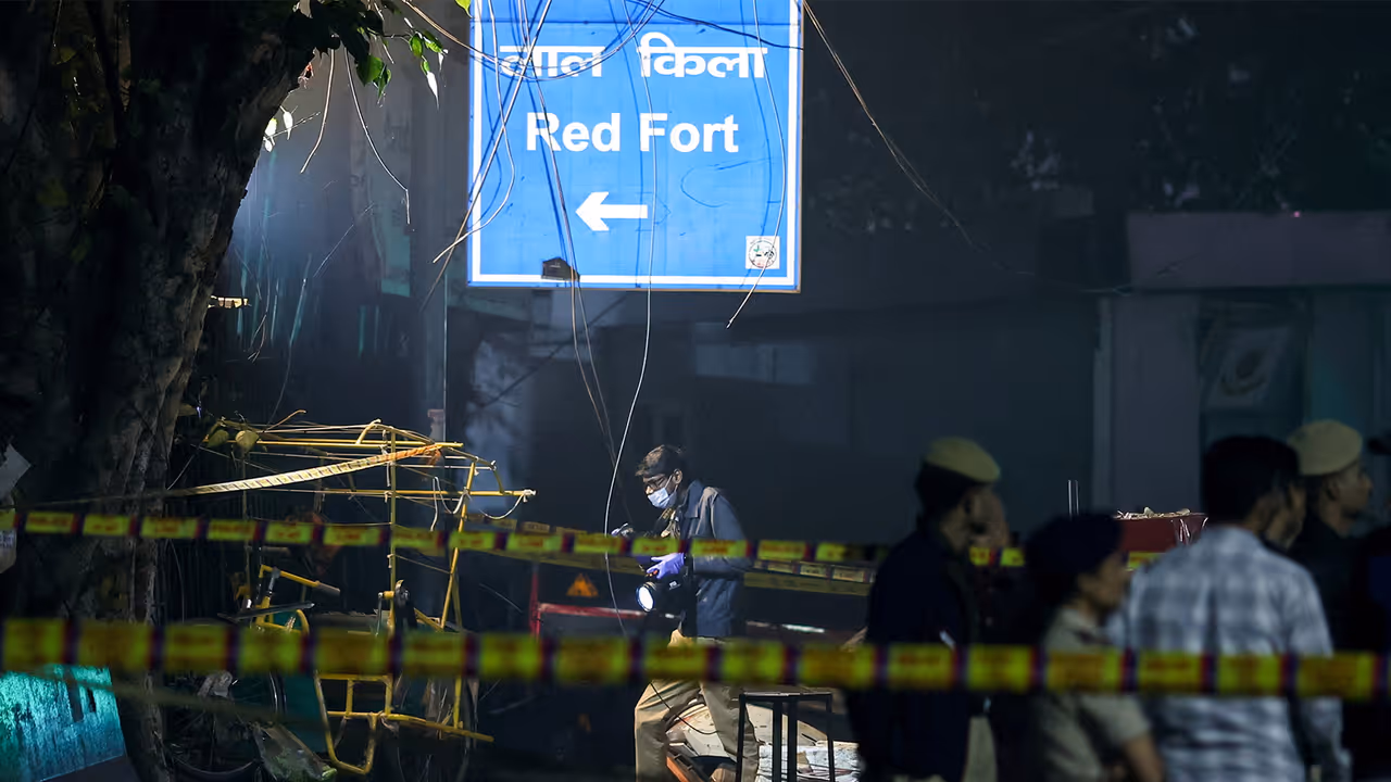 Visual from the blast site (Photo/ANI)