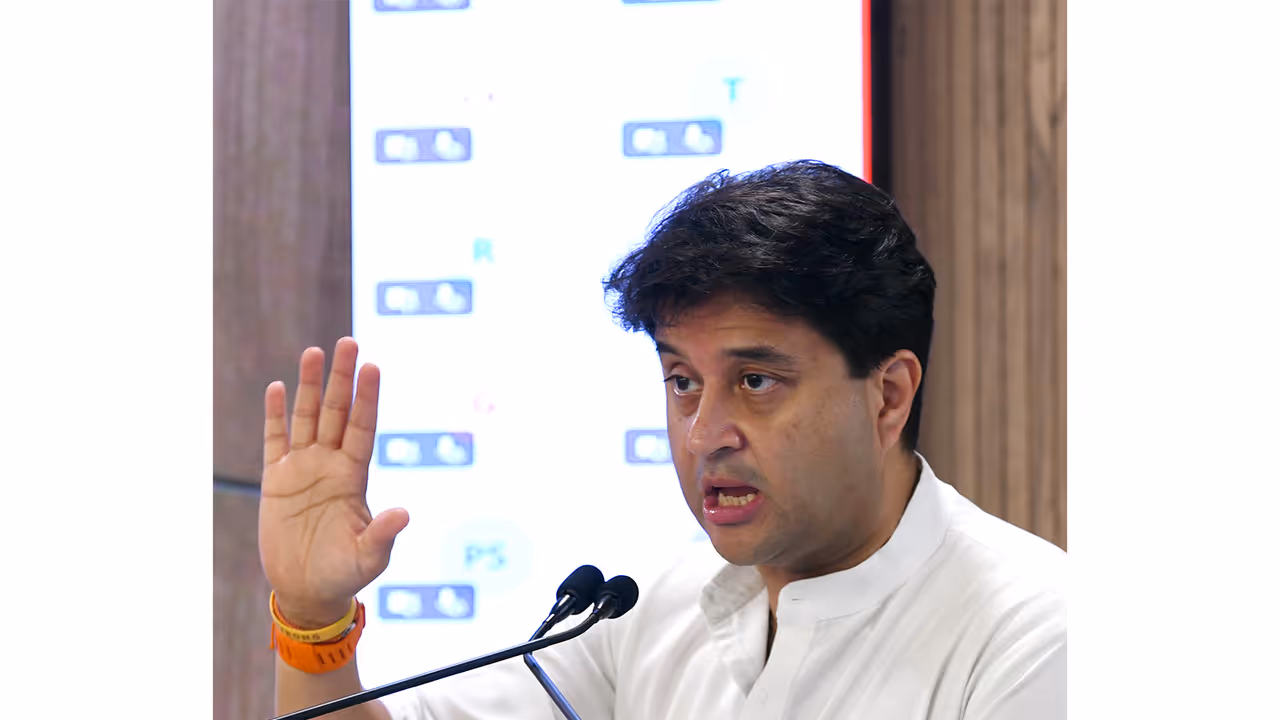 Union Minister of Communications Jyotiraditya Scindia (Photo/ANI) Union Minister of Communications Jyotiraditya Scindia (Photo/ANI)