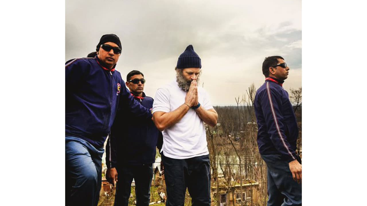 Rahul Gandhi at the site of Pulwama attach (Photo X/Rahul Gandhi) Rahul Gandhi at the site of Pulwama attach (Photo X/Rahul Gandhi)