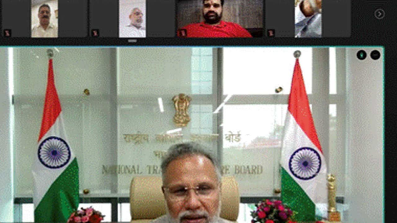 NTWB Chairman holds 100th virtual conference interaction meeting with traders (Photo\PIB) NTWB Chairman holds 100th virtual conference interaction meeting with traders (Photo\PIB)