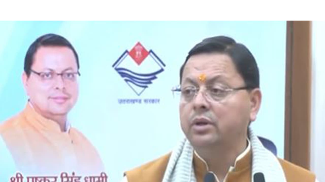 Uttarakhand Chief Minister Pushkar Singh Dhami (Photo/ANI)