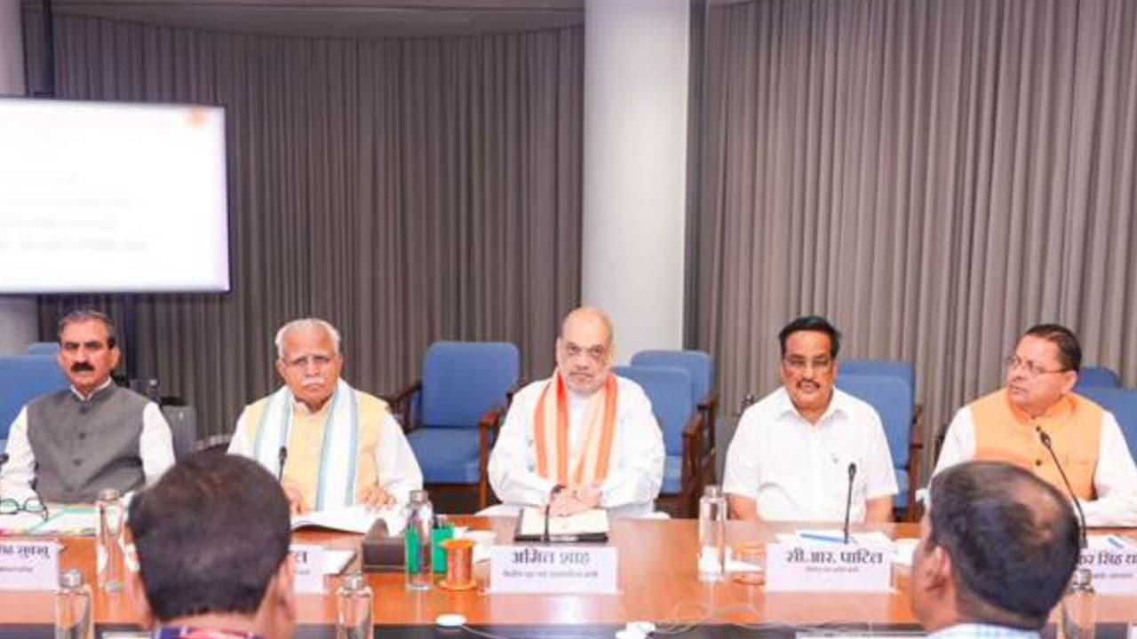 Six states sign MoU for Kishau Multipurpose Dam Project under chairmanship of Union Home Minister Amit Shah (Photo/ANI) Six states sign MoU for Kishau Multipurpose Dam Project under chairmanship of Union Home Minister Amit Shah (Photo/ANI)