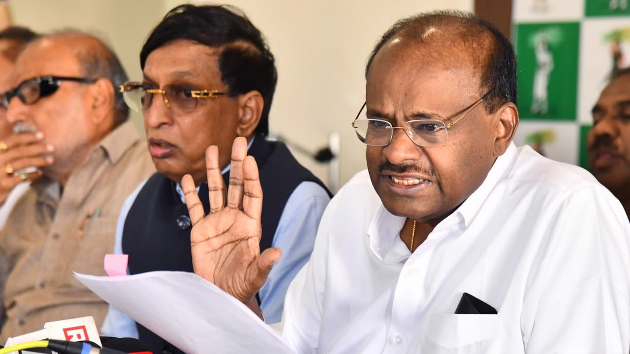 Union Minister HD Kumaraswamy (Photo/ANI) Union Minister HD Kumaraswamy (Photo/ANI)