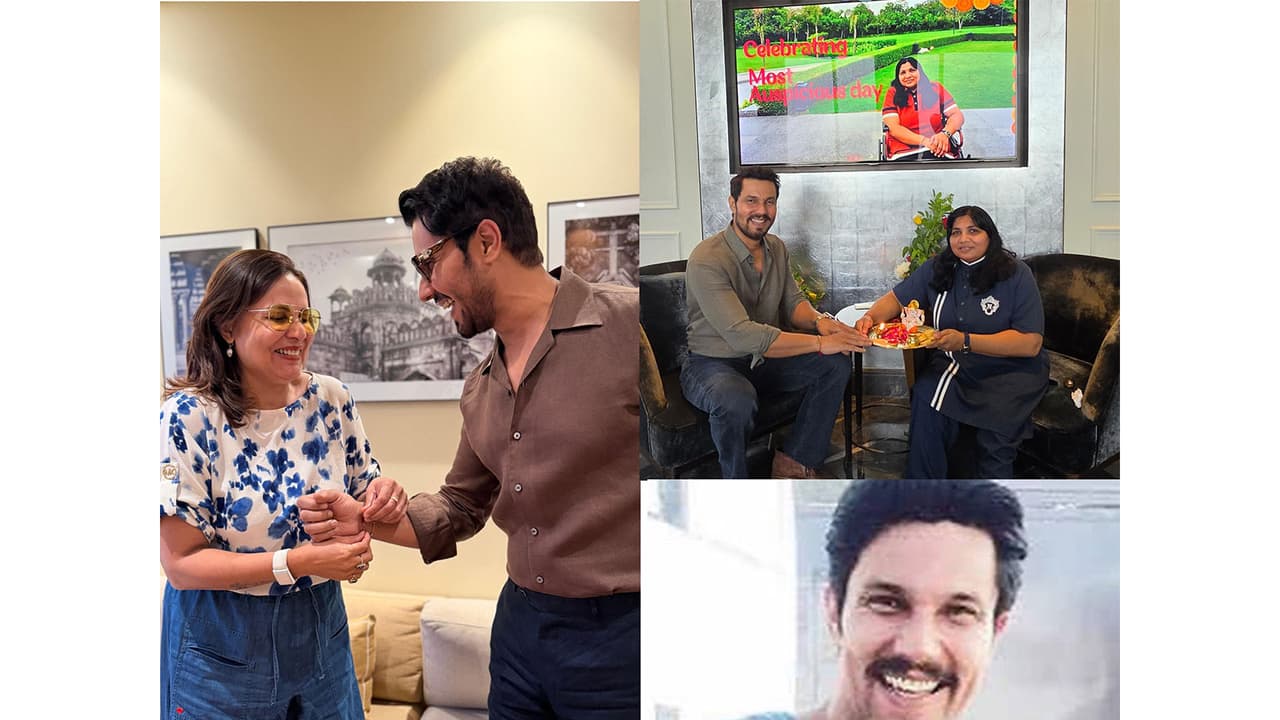Randeep Hooda celebrating Raksha Bandhan with sisters (Photo/Instagram@randeephooda) Randeep Hooda celebrating Raksha Bandhan with sisters (Photo/Instagram@randeephooda)