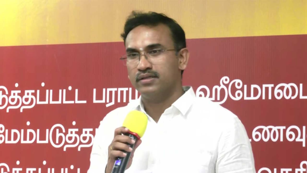 Tamil Nadu Health Minister KG Arunraj (Photo/ANI) Tamil Nadu Health Minister KG Arunraj (Photo/ANI)