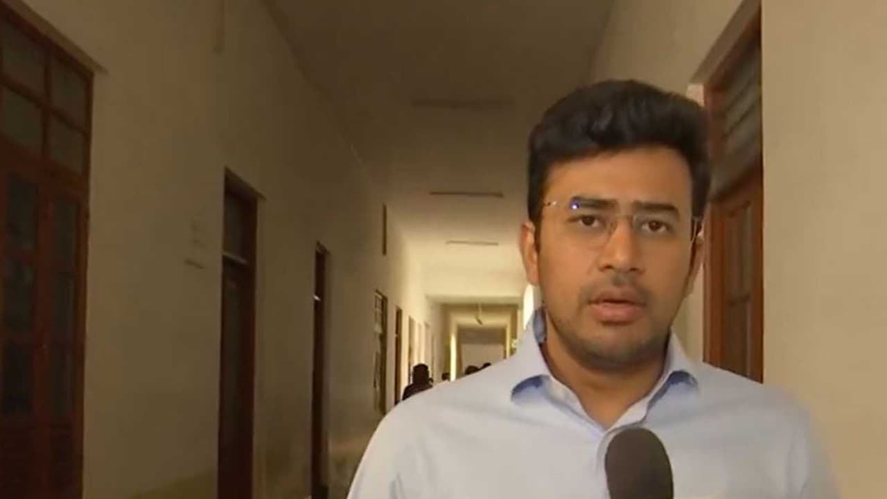 BJP MP Tejasvi Surya (Photo/ANI) BJP MP Tejasvi Surya (Photo/ANI)