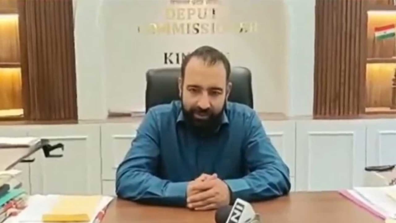 Kinnaur Deputy Commissioner Amit Kumar Sharma (Photo/ANI) Kinnaur Deputy Commissioner Amit Kumar Sharma (Photo/ANI)