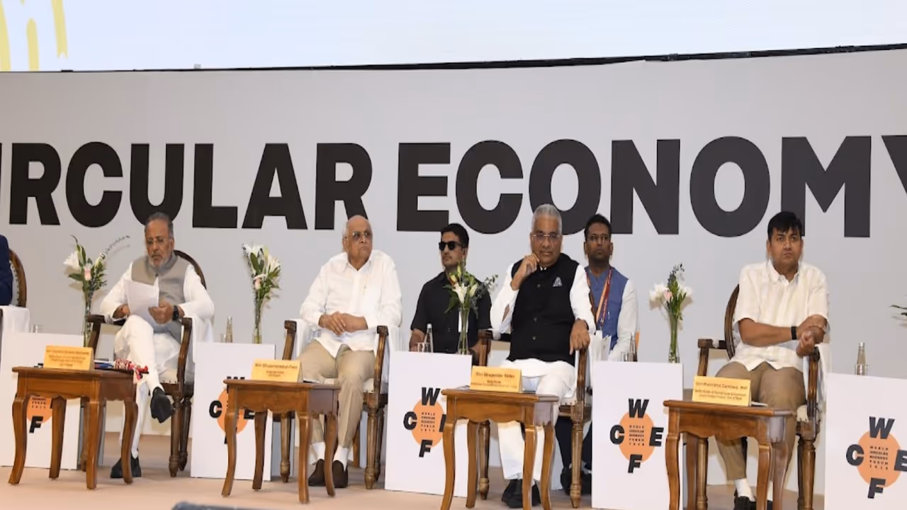 Gujarat CM inaugurates World Circular Economy Forum–2026 in Gandhinagar (Photo:Gujarat CMO) Gujarat CM inaugurates World Circular Economy Forum–2026 in Gandhinagar (Photo:Gujarat CMO)