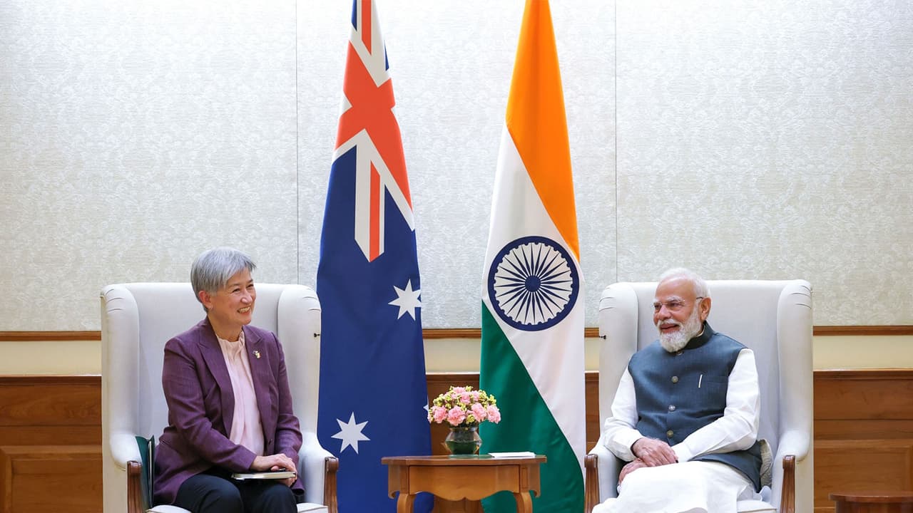 Prime Minister Narendra Modi met Australian Foreign Minister Penny Wong in New Delhi. (Photo: X/@narendramodi) Prime Minister Narendra Modi met Australian Foreign Minister Penny Wong in New Delhi. (Photo: X/@narendramodi)