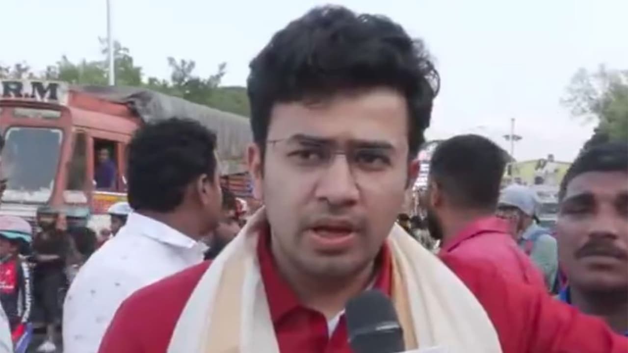 BJP MP Tejasvi Surya (Photo/ANI) BJP MP Tejasvi Surya (Photo/ANI)