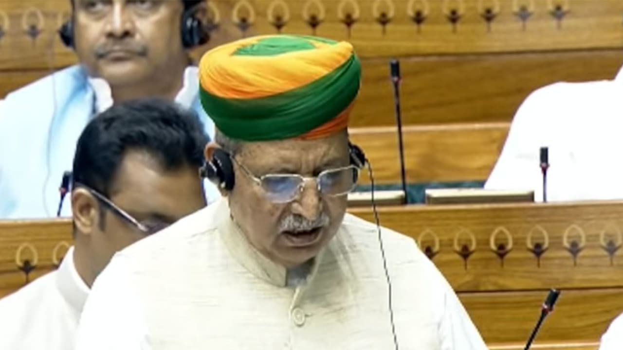 Union Law Minister Arjun Ram Meghwal (Photo: Sansad TV) Union Law Minister Arjun Ram Meghwal (Photo: Sansad TV)