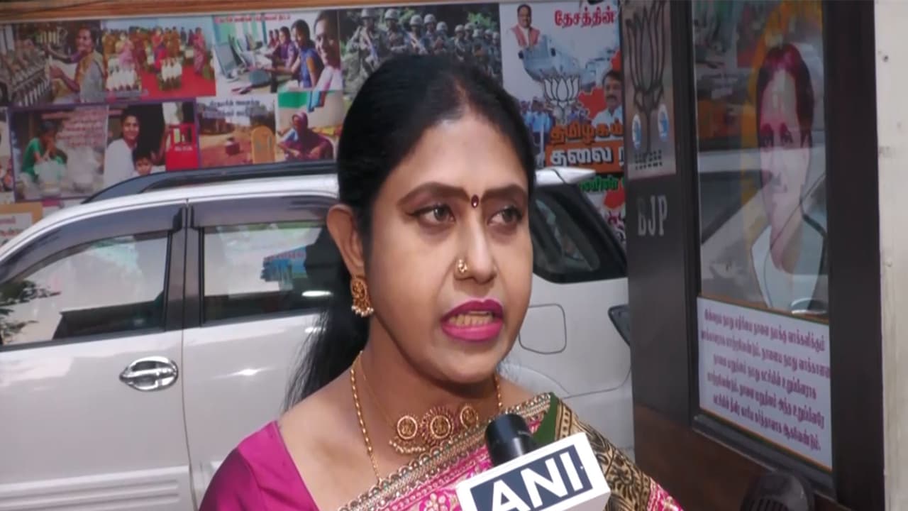 BJP leader Vijayadharani (Photo/ANI) BJP leader Vijayadharani (Photo/ANI)