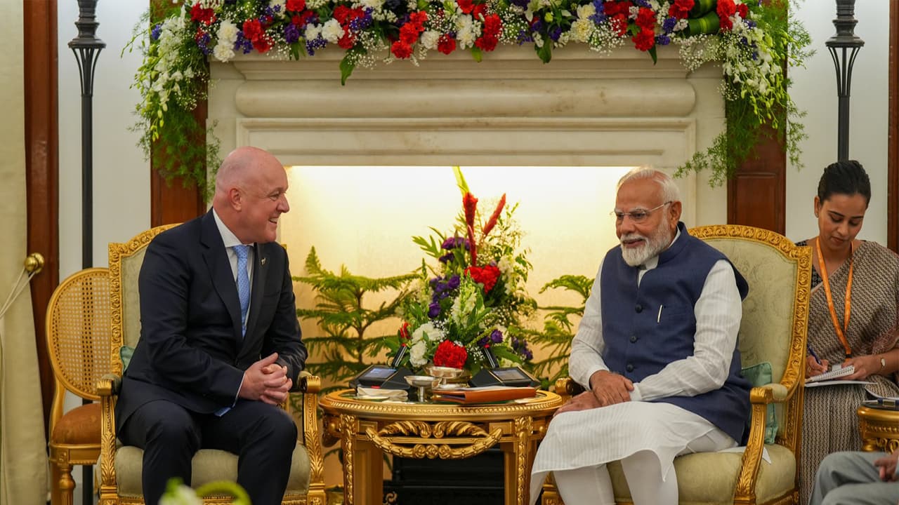 New Zealand PM Christopher Luxon and Prime Minister Narendra Modi ( Photo/@X Christopher Luxon) New Zealand PM Christopher Luxon and Prime Minister Narendra Modi ( Photo/@X Christopher Luxon)