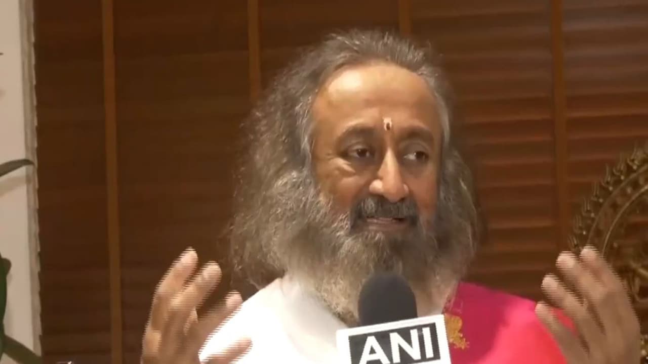 Spiritual leader Sri Sri Ravi Shankar (Photo/ANI) Spiritual leader Sri Sri Ravi Shankar (Photo/ANI)