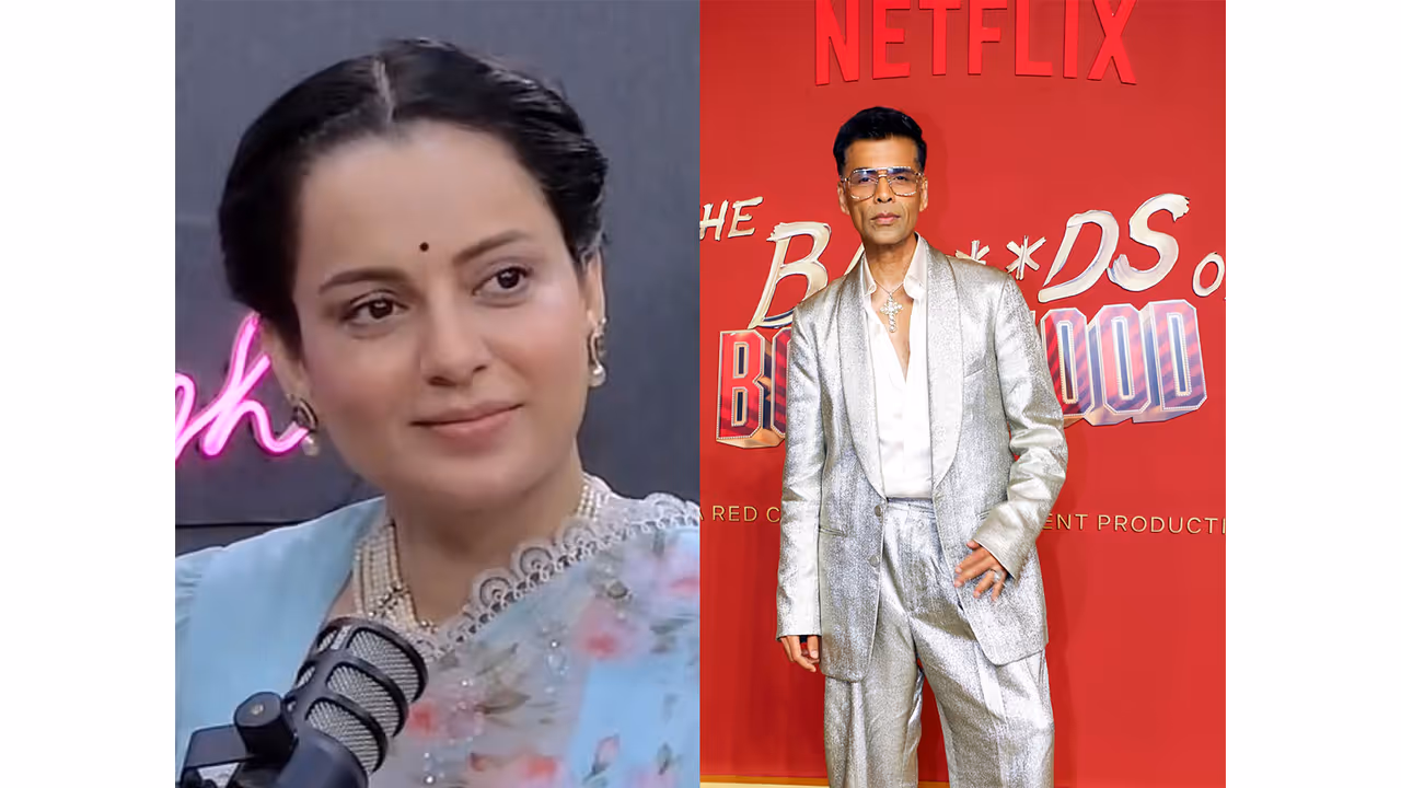 Kangana Ranaut and Karan Johar (Photo/ANI) Kangana Ranaut and Karan Johar (Photo/ANI)