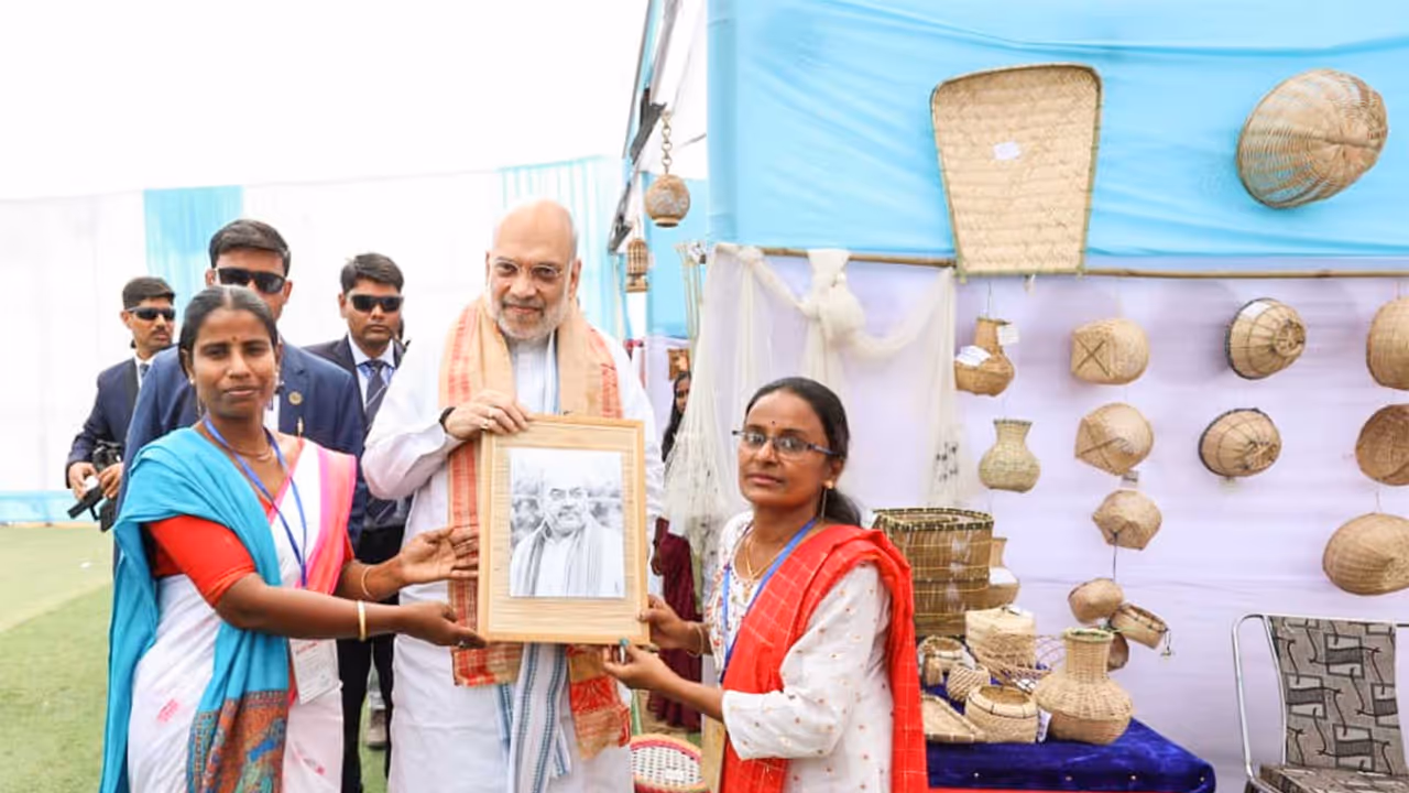 Union Home Minister Amit Shah during the launching ceremony of Vibrant Villages Programme II (Photo/ANI) Union Home Minister Amit Shah during the launching ceremony of Vibrant Villages Programme II (Photo/ANI)