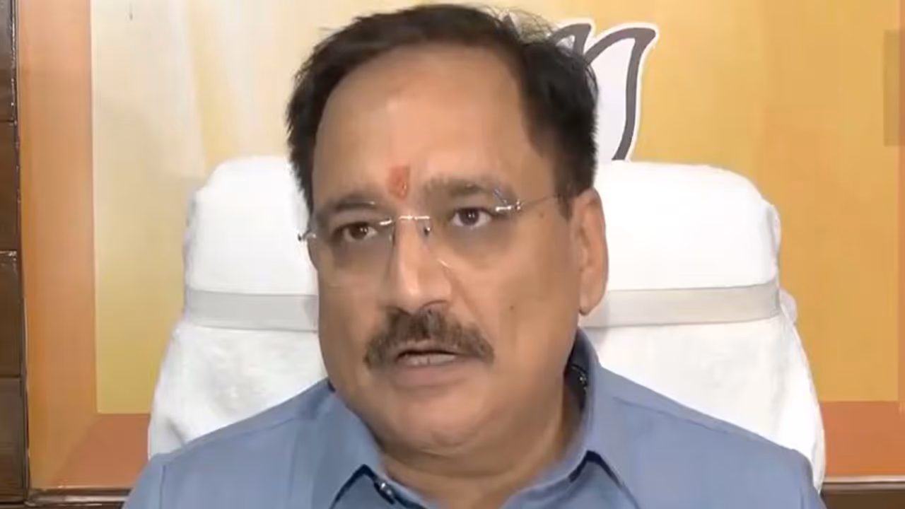 Delhi BJP President Virendra Sachdeva (File photo/ANI)