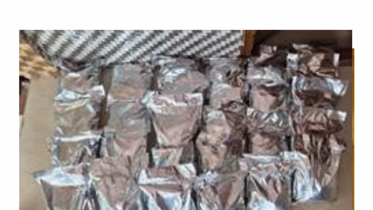 Seized material (Photo/@PIB) Seized material (Photo/@PIB)