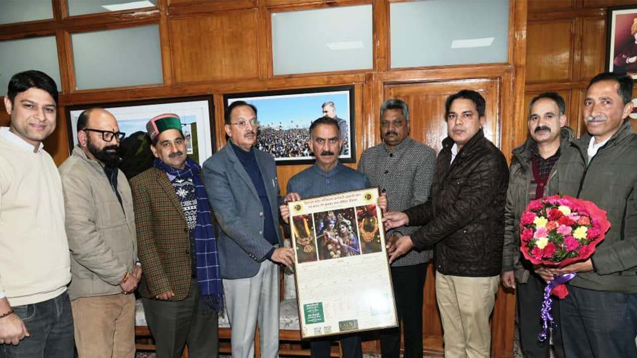 HP CM Sukhvinder Singh Sukhu releases 2026 calendar of the State Secretariat Employees Society (Photo/Himachal Pradesh Government) HP CM Sukhvinder Singh Sukhu releases 2026 calendar of the State Secretariat Employees Society (Photo/Himachal Pradesh Government)
