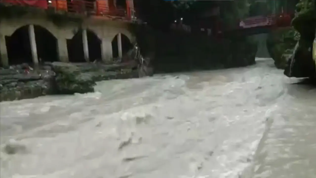 Visual of Tamsa river in Dehradun (Photo/ANI) Visual of Tamsa river in Dehradun (Photo/ANI)