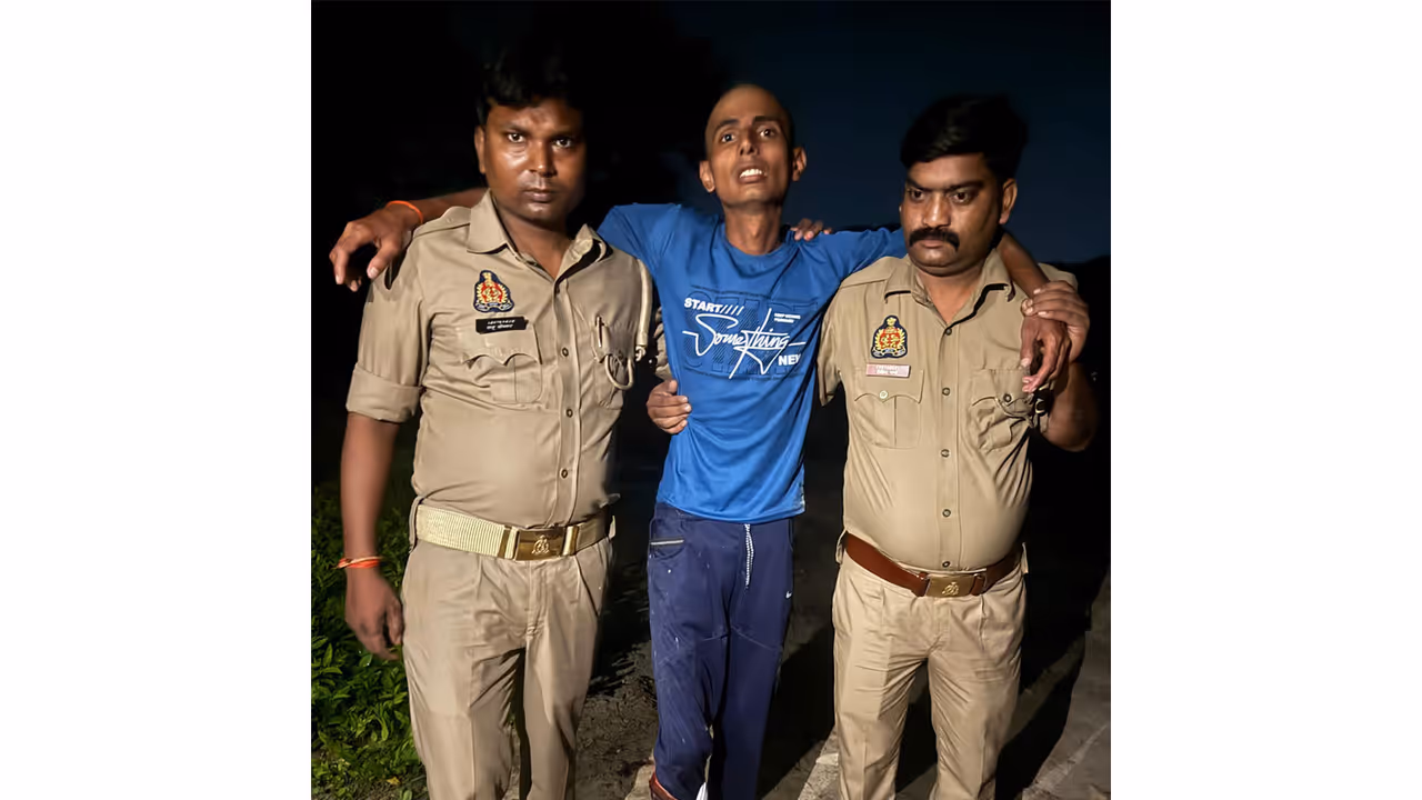 Wanted accused in Shreya Upadhyay murder case arrested after police encounter in Varanasi (Photo: Varanasi Police) Wanted accused in Shreya Upadhyay murder case arrested after police encounter in Varanasi (Photo: Varanasi Police)
