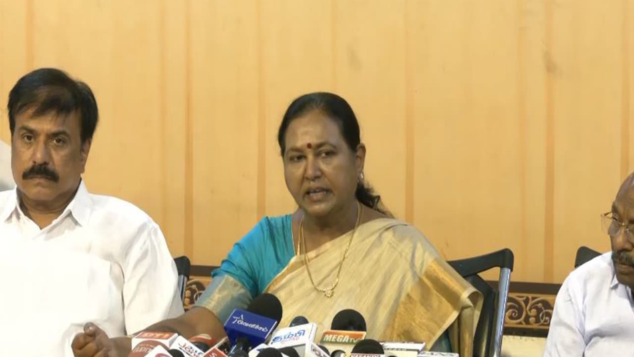 DMDK General Secretary and MLA Premalatha Vijayakanth (Photo/ANI) DMDK General Secretary and MLA Premalatha Vijayakanth (Photo/ANI)