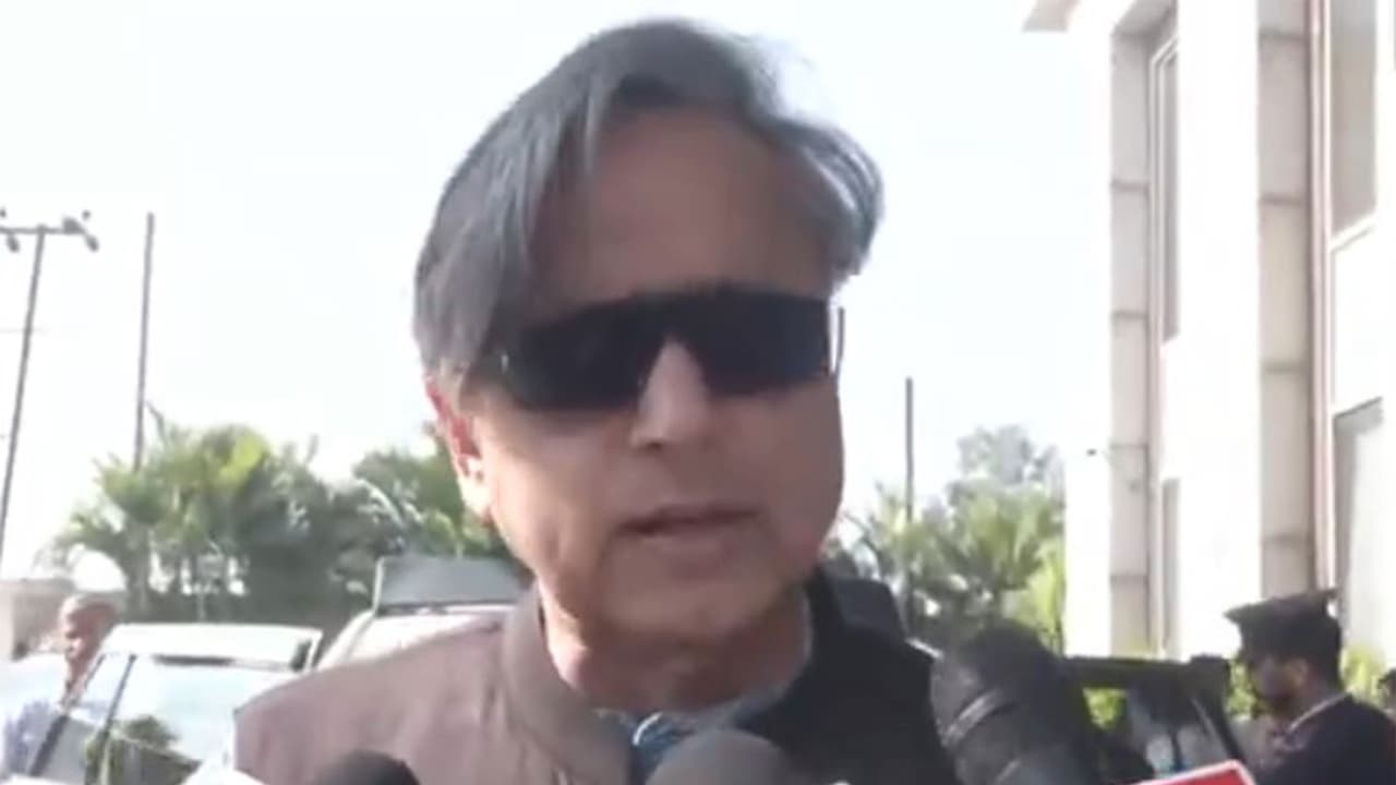 Parliamentary Committee on External Affairs chairperson Shashi Tharoor (Photo/ANI) Parliamentary Committee on External Affairs chairperson Shashi Tharoor (Photo/ANI)