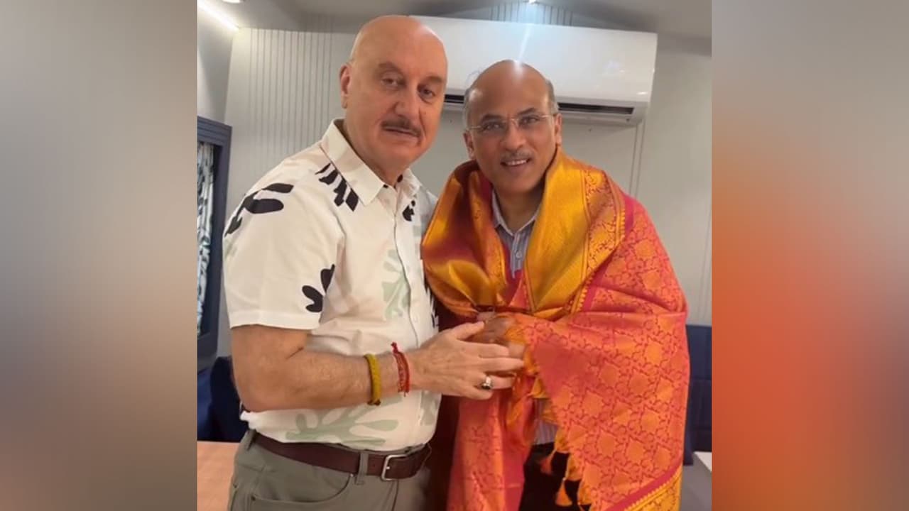 Anupam Kher, Sooraj Barjatya (Photo/instagram/@anupampkher)
