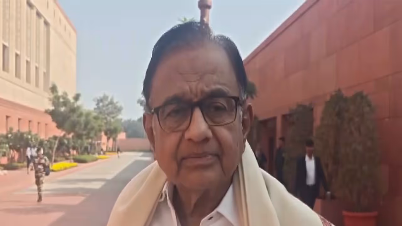 Congress MP and former Union Finance Minister P Chidambaram (File Photo/ANI)