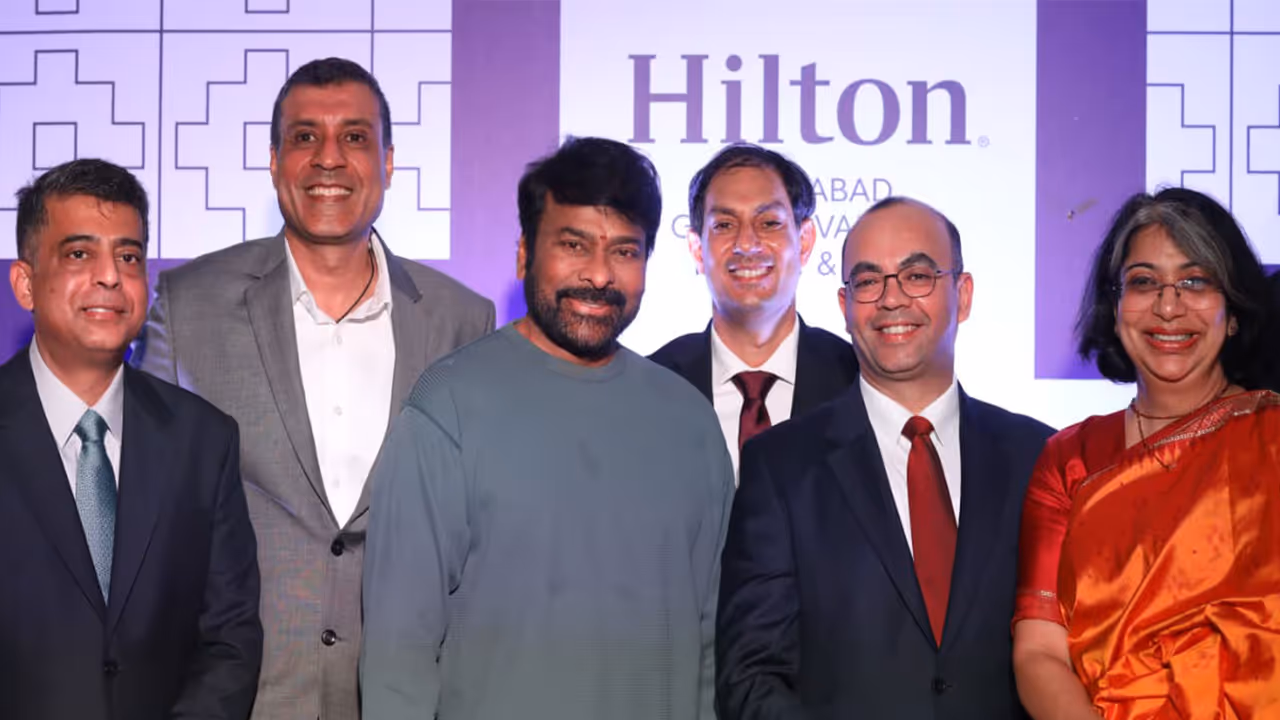 Chiranjeevi inaugurates Hilton Hyderabad Genome Valley Resort and Spa (Image source/ Hilton Hyderabad Genome Valley Resort & Spa)