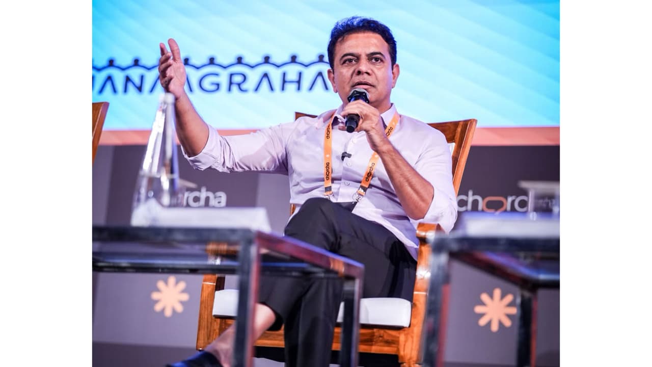 BRS Working President KT Rama Rao (File Photo/ANI) BRS Working President KT Rama Rao (File Photo/ANI)