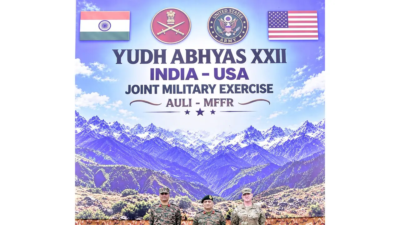 Exercise Yudh Abhyas (Photo/X@adgpi) Exercise Yudh Abhyas (Photo/X@adgpi)