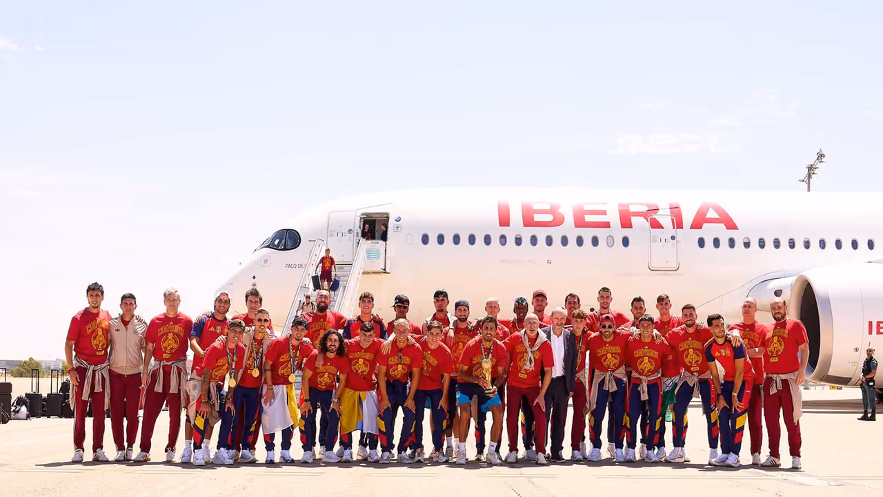 Spain men's football team in Madrid after winning the FIFA World Cup 2026. (Photo: X/ @SEFutbol) Spain men's football team in Madrid after winning the FIFA World Cup 2026. (Photo: X/ @SEFutbol)