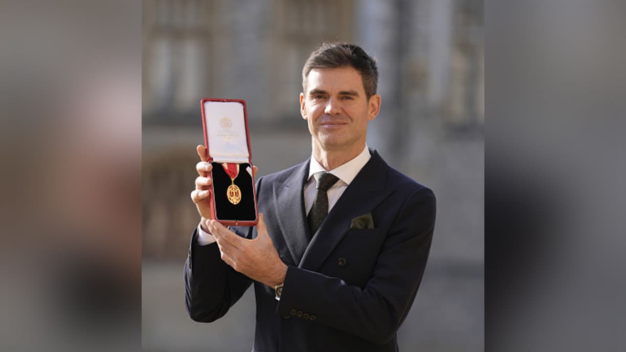 James Anderson. (Photo:@lancscricket/X)