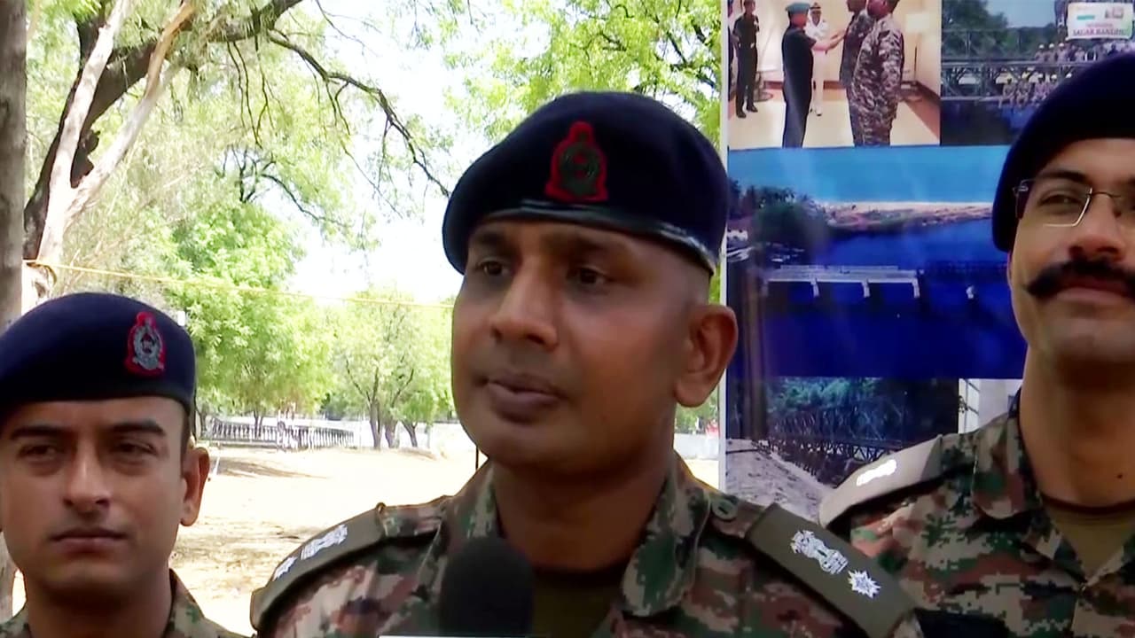 Commanding Officer Lieutenant Colonel Anuj Singh (Photo/ANI) Commanding Officer Lieutenant Colonel Anuj Singh (Photo/ANI)