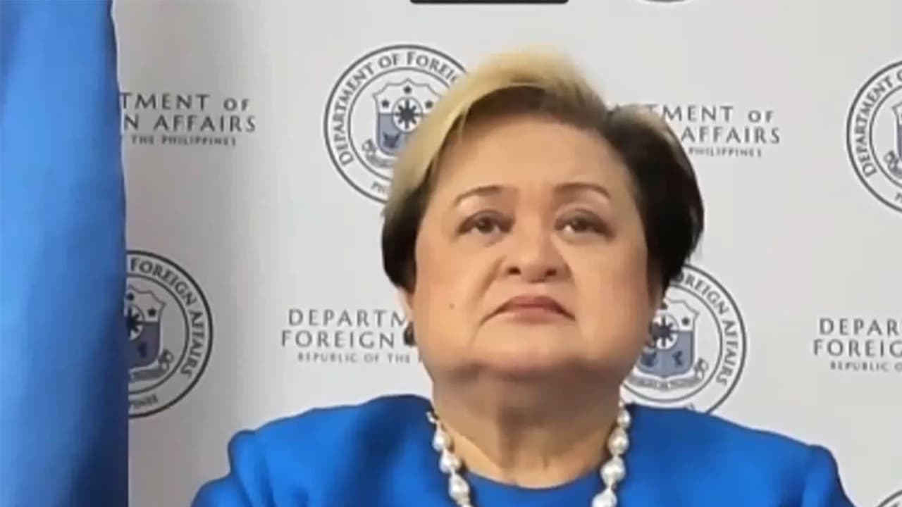 Philippines’ Foreign Secretary Ma Theresa P Lazaro Philippines’ Foreign Secretary Ma Theresa P Lazaro