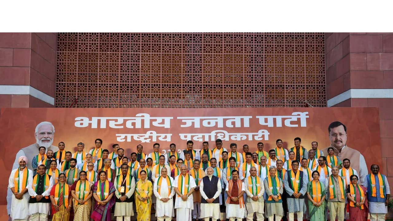 BJP's new national office bearers (Photo/X/@narendramodi) BJP's new national office bearers (Photo/X/@narendramodi)