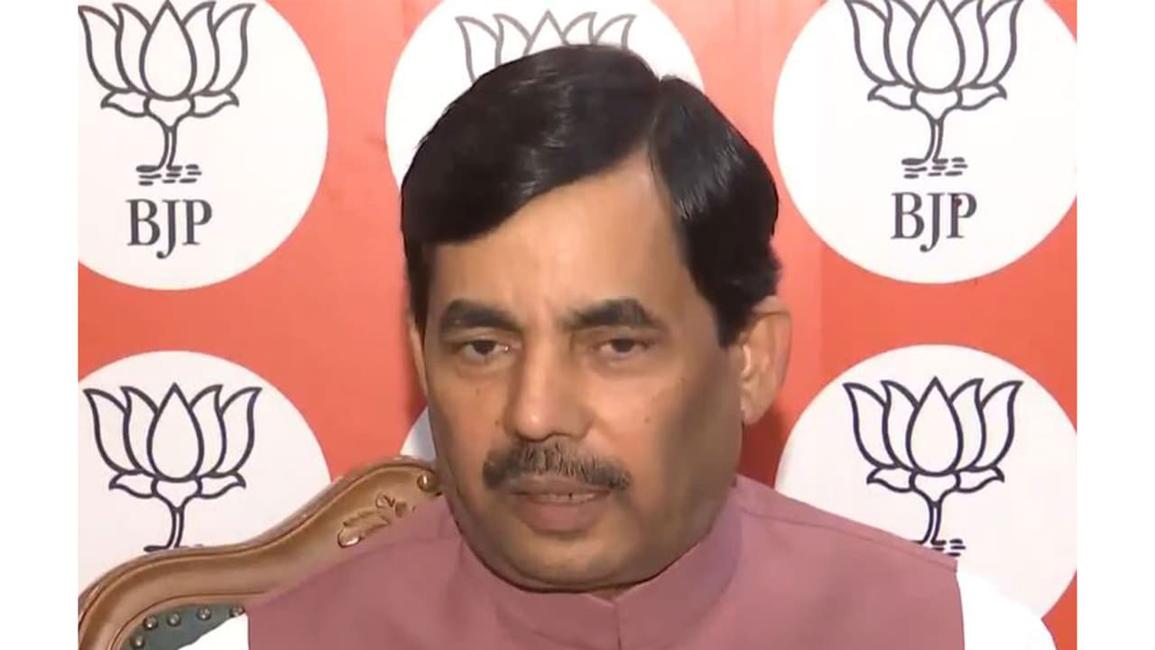BJP leader Syed Shahnawaz Hussain (Photo/ANI)