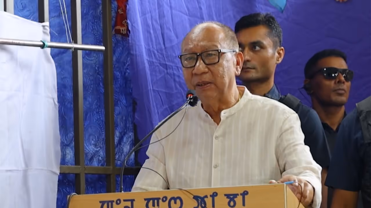 Manipur CM Yumnam Khemchand (Photo/@ Manipur CM Yumnam Khemchand (Photo/@