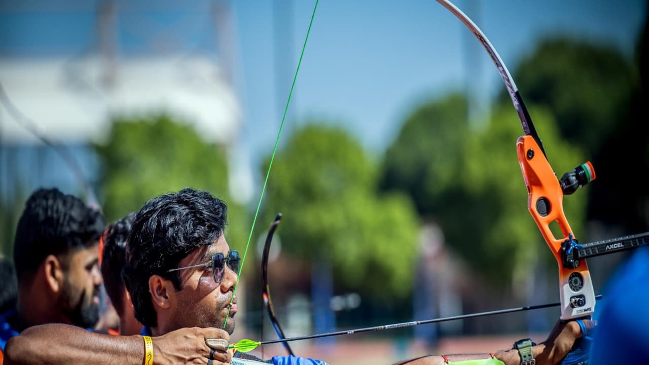 India's Dhiraj Bommadevara in action at the Archery World Cup 2026, in Antalya on Sunday. (World Archery/ANI Photo) India's Dhiraj Bommadevara in action at the Archery World Cup 2026, in Antalya on Sunday. (World Archery/ANI Photo)