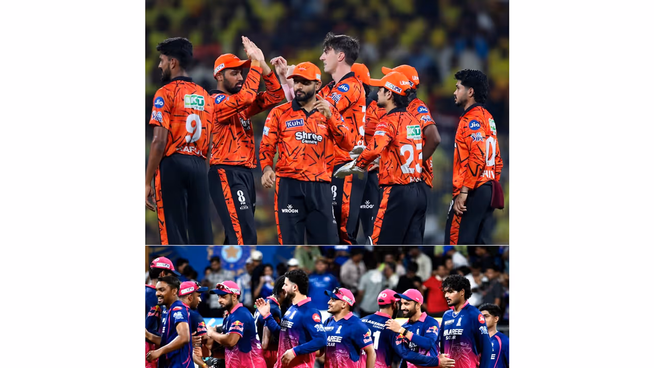 SRH and RR players in action during IPL 2026 season (Photo: ANI) SRH and RR players in action during IPL 2026 season (Photo: ANI)