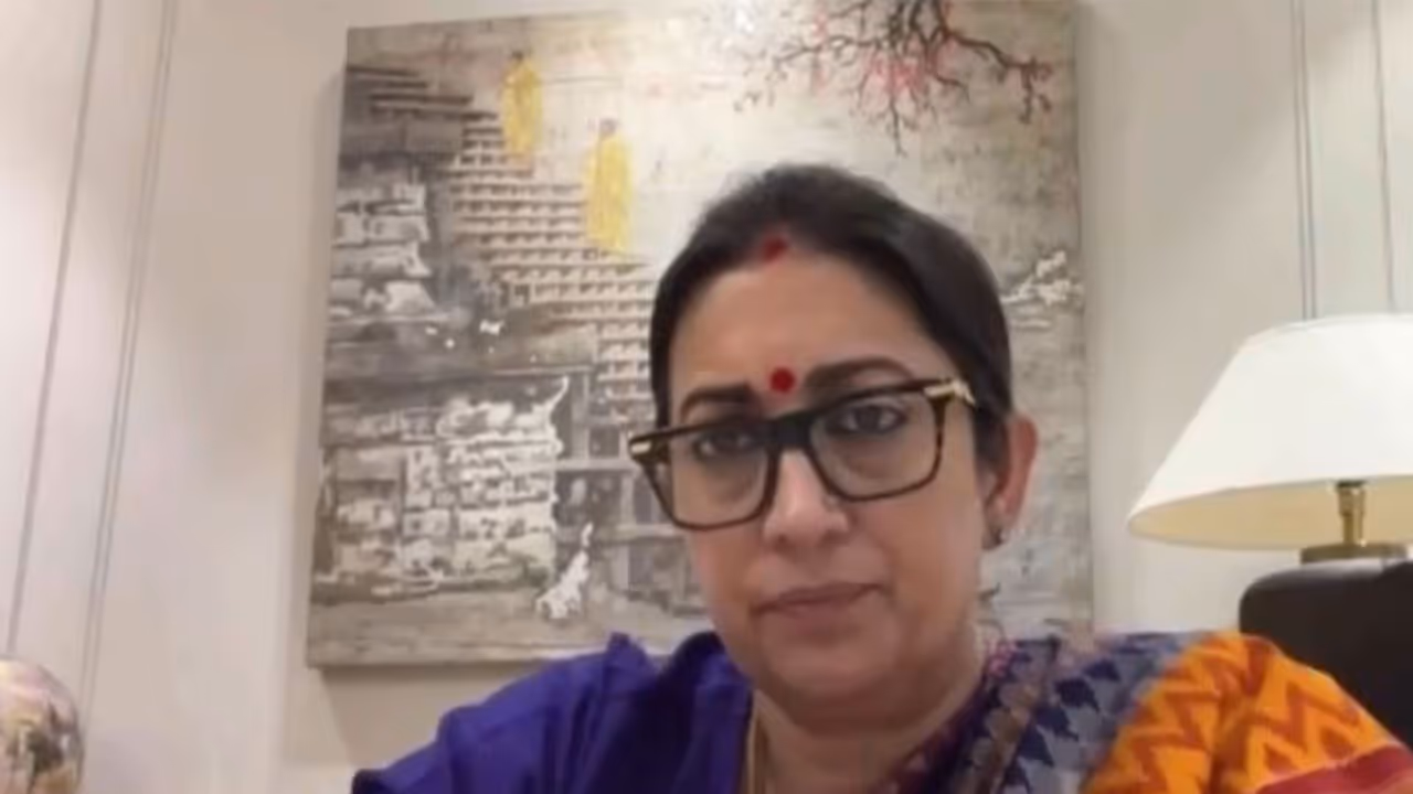 BJP National General Secretary Smriti Irani (Photo/ANI) BJP National General Secretary Smriti Irani (Photo/ANI)