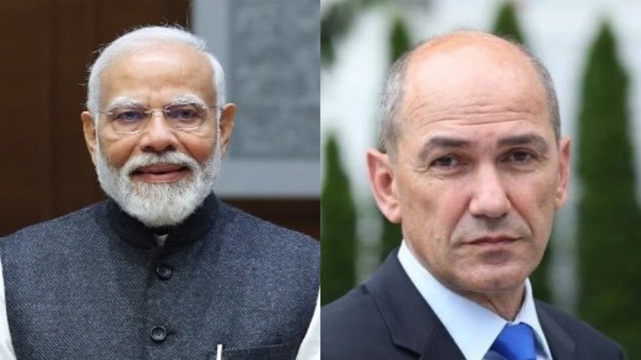 PM Modi and PM of Slovenia Janez Janša (Photo/X@narendramodi,@JJansaSDS) PM Modi and PM of Slovenia Janez Janša (Photo/X@narendramodi,@JJansaSDS)