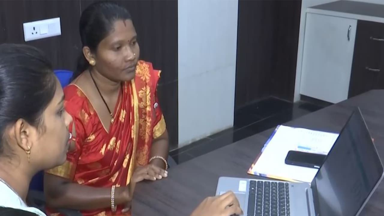 Women learning entrepreneurship skills at Dantewada's 'Youth Hub' campaign (Photo/ANI) Women learning entrepreneurship skills at Dantewada's 'Youth Hub' campaign (Photo/ANI)