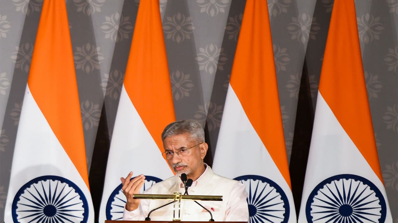 External Affairs Minister S Jaishankar at the Joint Press Conference with US Secretary of State Marco Rubio (Photo/ANI) External Affairs Minister S Jaishankar at the Joint Press Conference with US Secretary of State Marco Rubio (Photo/ANI)