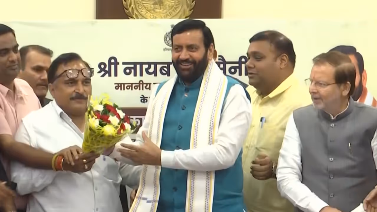 Haryana Chief Minister Nayab Singh Saini (Photo/ANI) Haryana Chief Minister Nayab Singh Saini (Photo/ANI)