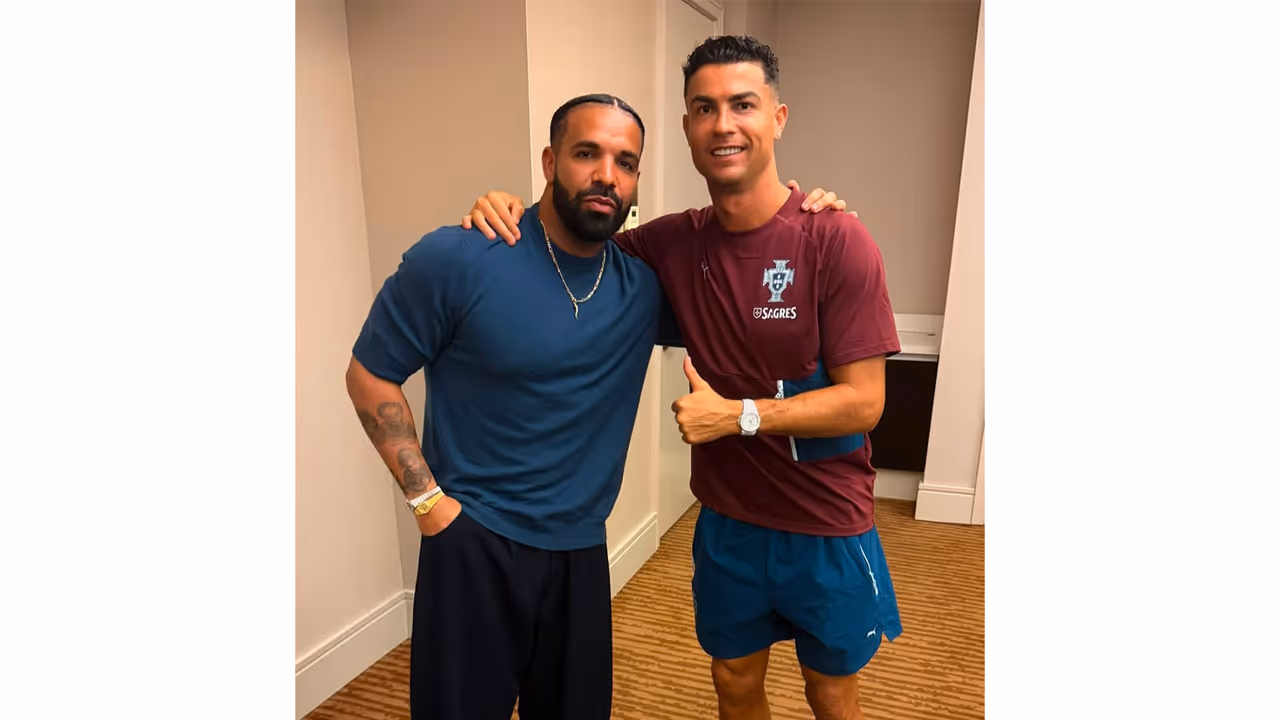 Drake and Cristiano Ronaldo (Photo: @cristiano Instagram) Drake and Cristiano Ronaldo (Photo: @cristiano Instagram)